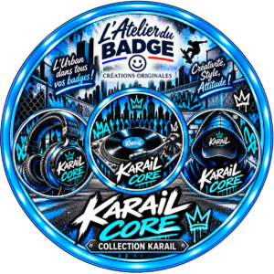 Badge KARAIL CORE – 58 mm